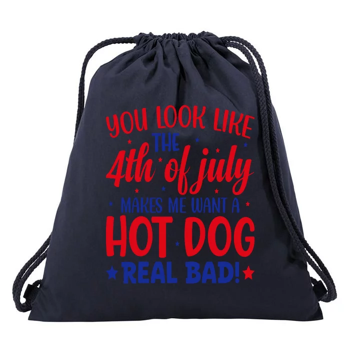 You Look Like The 4th Of July Drawstring Bag