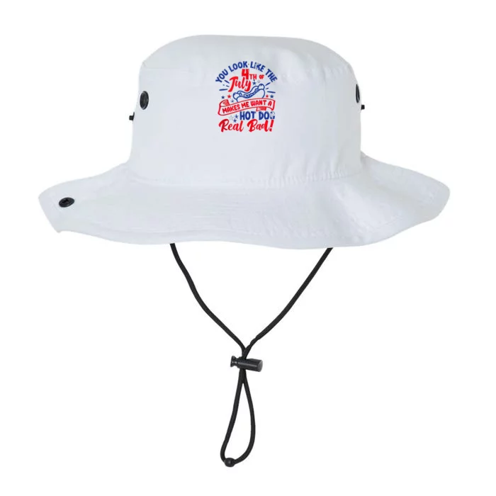 You Look Like The 4th Of July Makes Me Want Hot Dog Real Bad Legacy Cool Fit Booney Bucket Hat