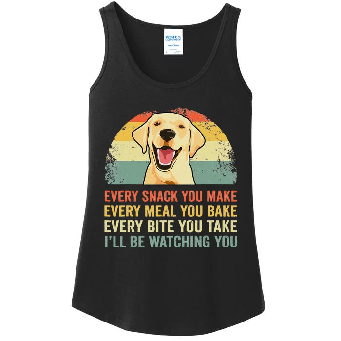 Yellow Labrador Lab Dad Yellow Labrador Retriever Ladies Essential Tank