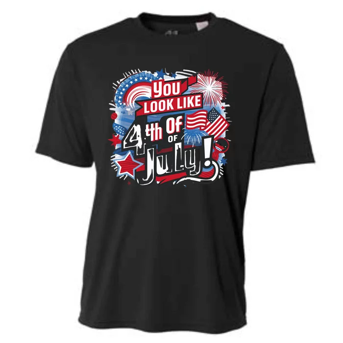 You Look Like The 4th Of July I Want A Hotdog Really Bad Cooling Performance Crew T-Shirt