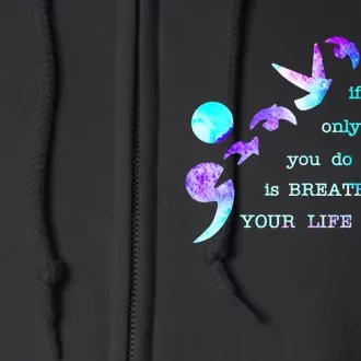 Your Life Matters Suicide Prevention Awareness Full Zip Hoodie