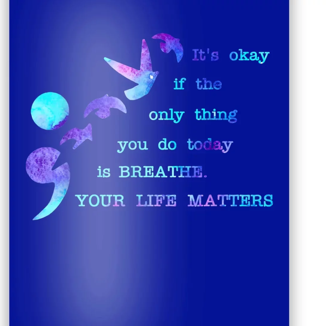 Your Life Matters Suicide Prevention Awareness Poster