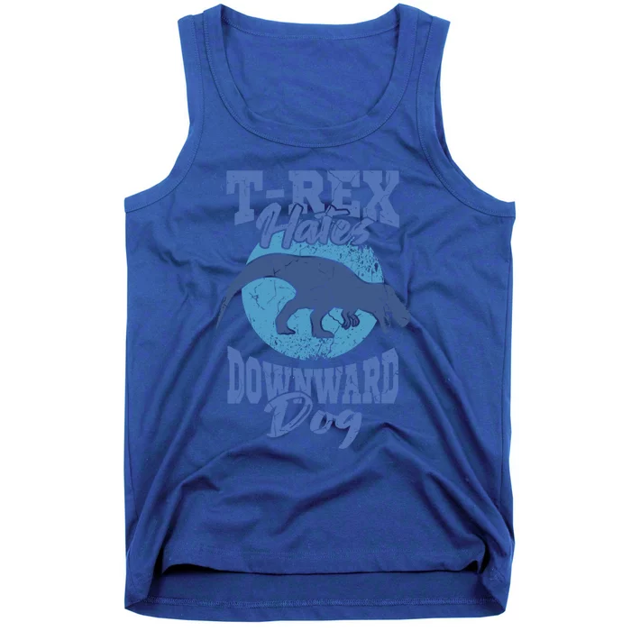 Yoga Lover Meditation Trex Hates Downward Dog Yoga Teacher Gift Tank Top