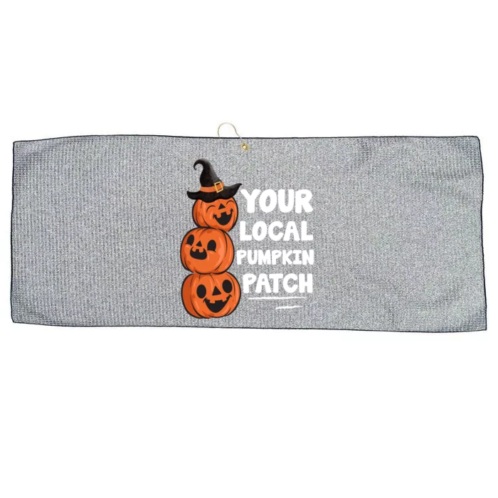 Your Local Pumpkin Patch Halloween Large Microfiber Waffle Golf Towel