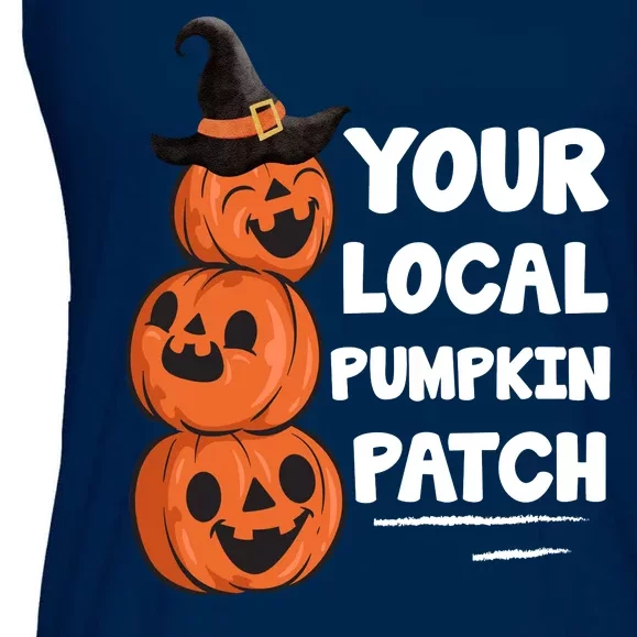 Your Local Pumpkin Patch Halloween Ladies Essential Flowy Tank