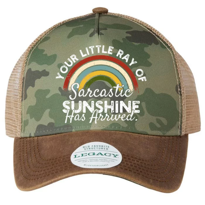 Your Little Ray Of Sarcastic Sunshine Has Arrived Legacy Tie Dye Trucker Hat