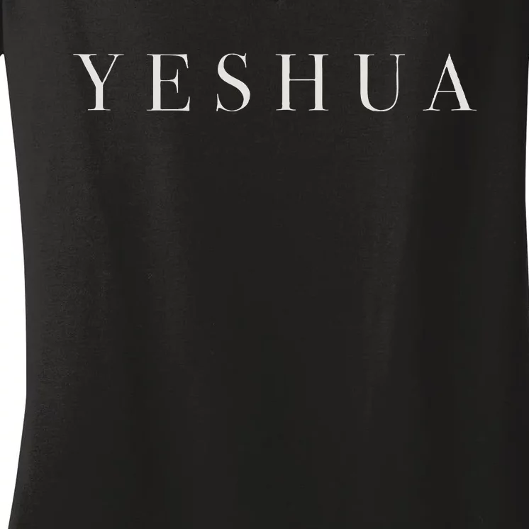 Yeshua Lord Saviour Women's V-Neck T-Shirt