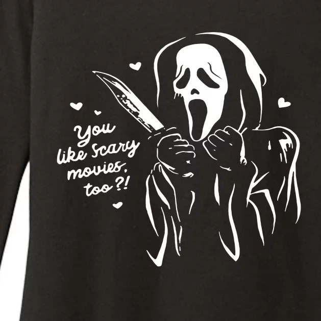 You Like Scary Movies Too Womens CVC Long Sleeve Shirt