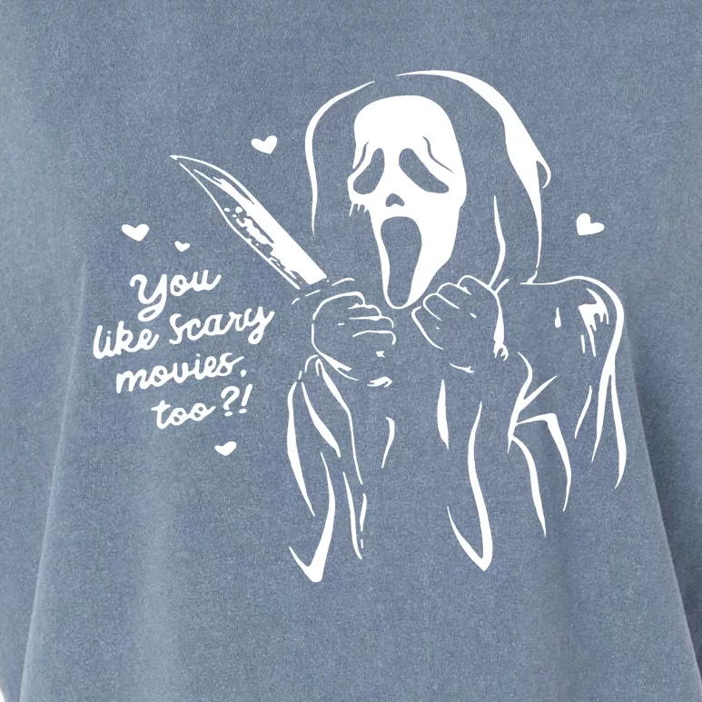 You Like Scary Movies Too Garment-Dyed Women's Muscle Tee