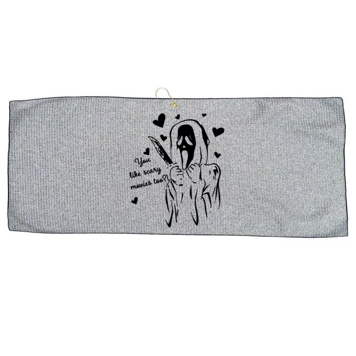 You Like Scary Movies Too Large Microfiber Waffle Golf Towel