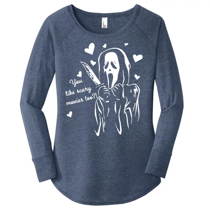 You Like Scary Movies Too Women's Perfect Tri Tunic Long Sleeve Shirt