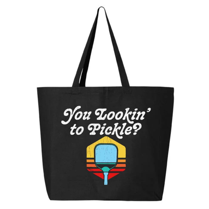 You Lookin To Pickle Pickleball Retro 80s Fit2serve 25L Jumbo Tote