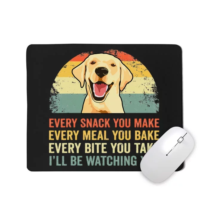 Yellow Labrador T Lab Dad Yellow Labrador Retriever Mousepad