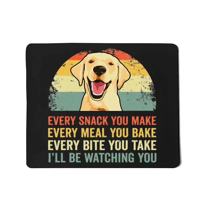 Yellow Labrador T Lab Dad Yellow Labrador Retriever Mousepad