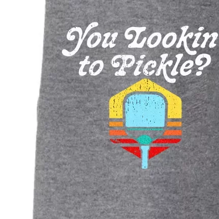 You Lookin To Pickle Pickleball Doggie 3-End Fleece Hoodie