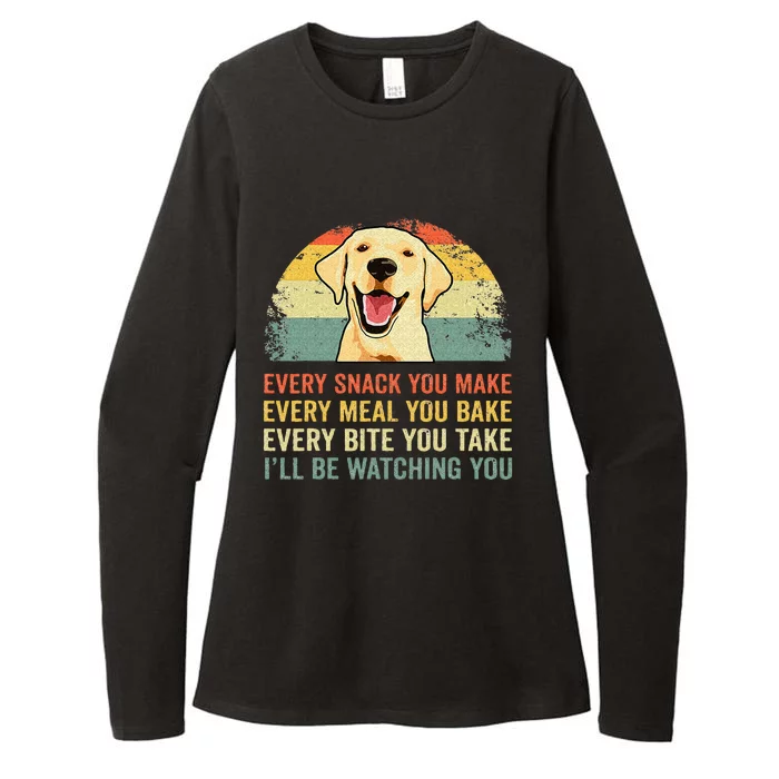 Yellow Labrador T Lab Dad Yellow Labrador Retriever Womens CVC Long Sleeve Shirt