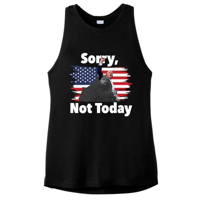 You Missed 2024 Trump Pennsylvania Rally Ladies Tri-Blend Wicking Tank