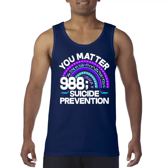 You Matter 988 Semicolon Suicide Prevention Tank Top