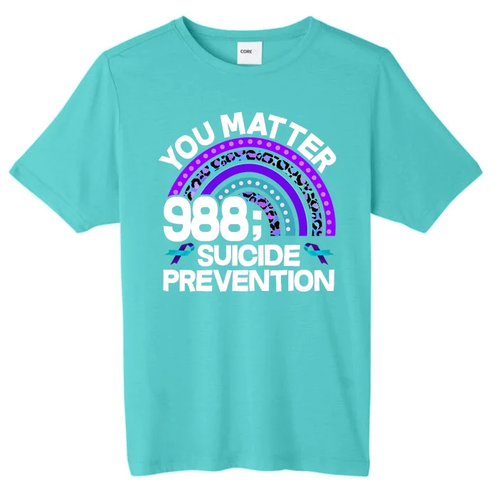 You Matter 988 Semicolon Suicide Prevention ChromaSoft Performance T-Shirt