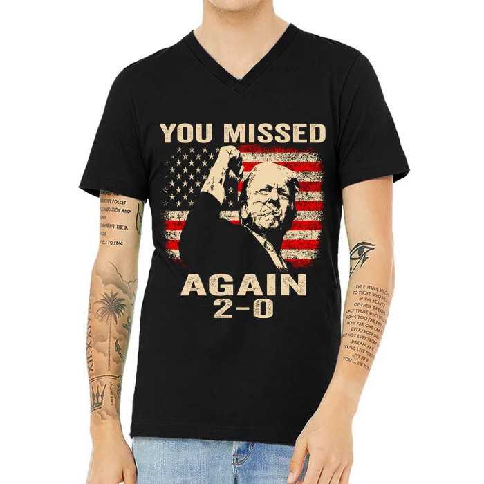 You Missed Again V-Neck T-Shirt