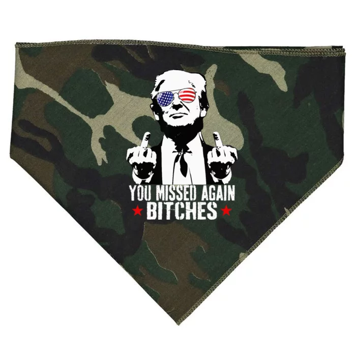 You Missed Again Bitches USA-Made Doggie Bandana