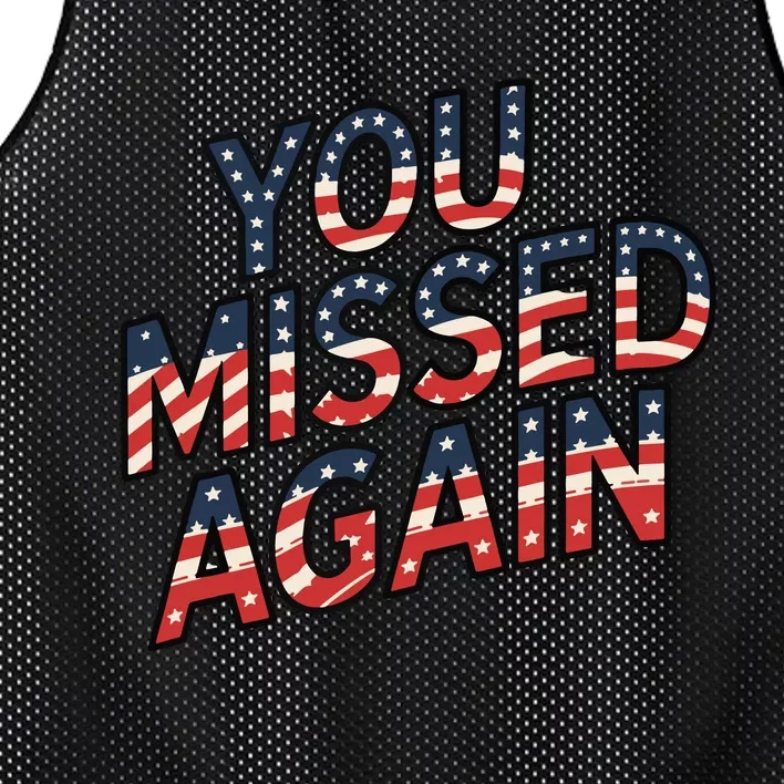 You Missed Again Mesh Reversible Basketball Jersey Tank