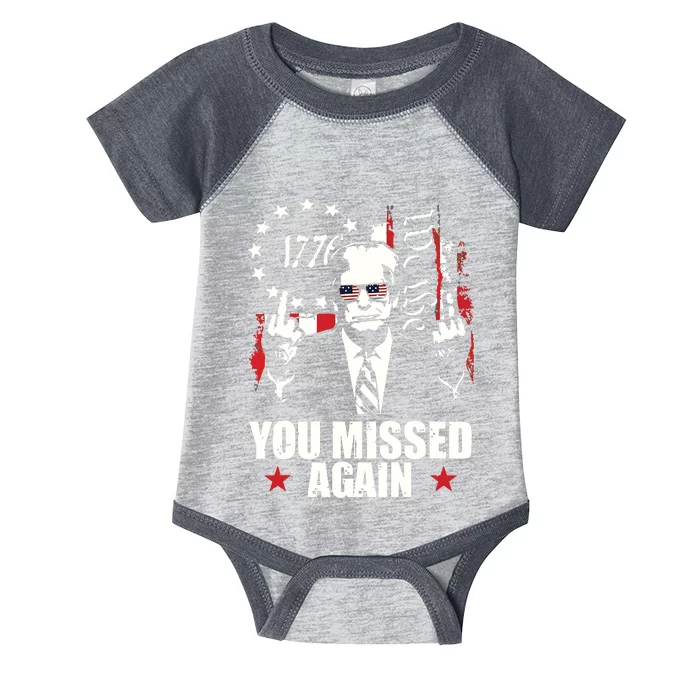 You Missed Again You Missed Infant Baby Jersey Bodysuit