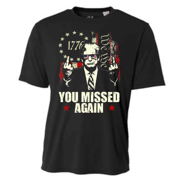 You Missed Again You Missed Cooling Performance Crew T-Shirt