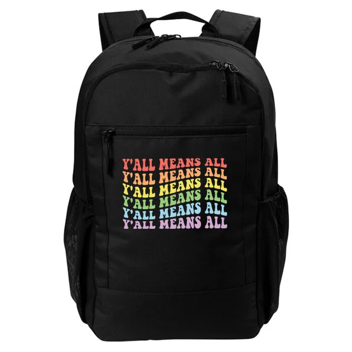 YAll Means All Lgbt Daily Commute Backpack