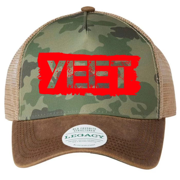 Yeet Meme Army Stamp Style Legacy Tie Dye Trucker Hat