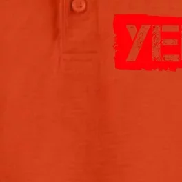 Yeet Meme Army Stamp Style Dry Zone Grid Performance Polo