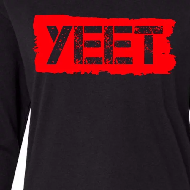 Yeet Meme Army Stamp Style Womens Cotton Relaxed Long Sleeve T-Shirt