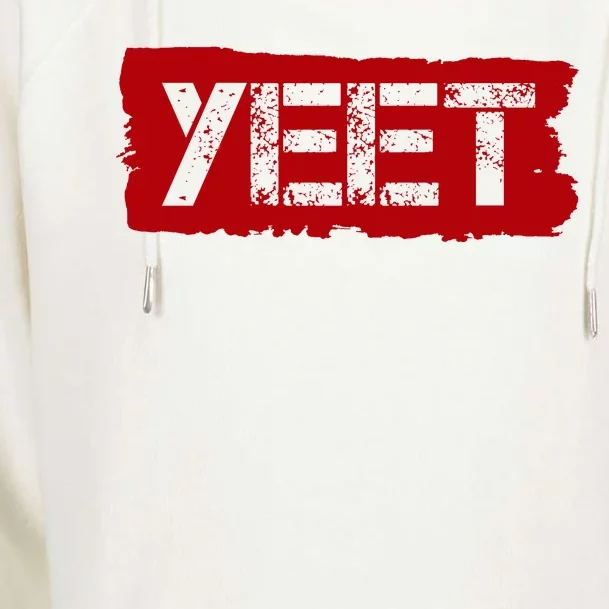 Yeet Meme Army Stamp Style Womens Funnel Neck Pullover Hood