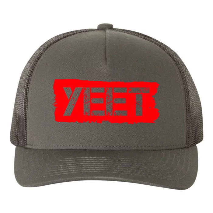 Yeet Meme Army Stamp Style Yupoong Adult 5-Panel Trucker Hat