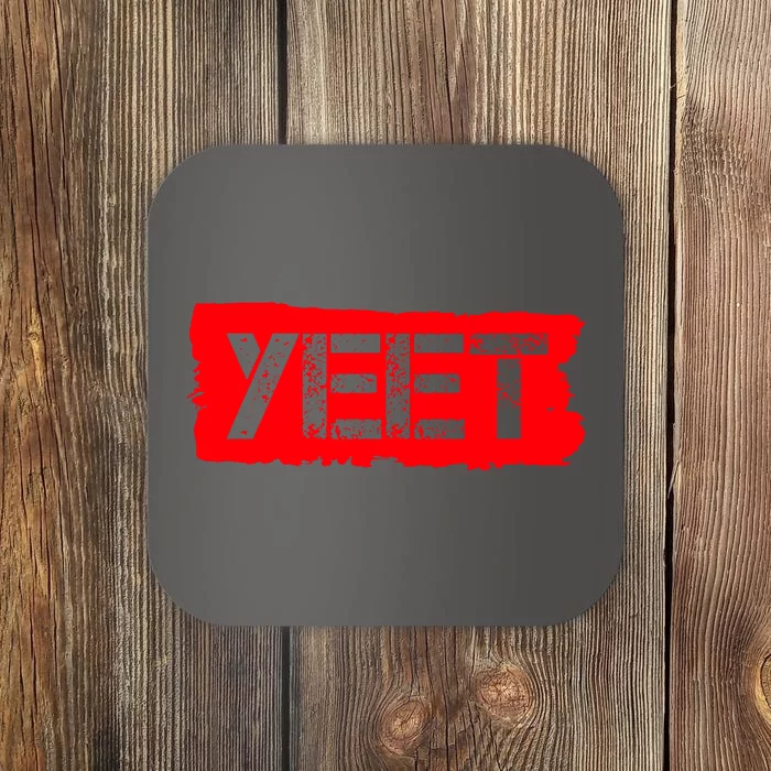 Yeet Meme Army Stamp Style Coaster