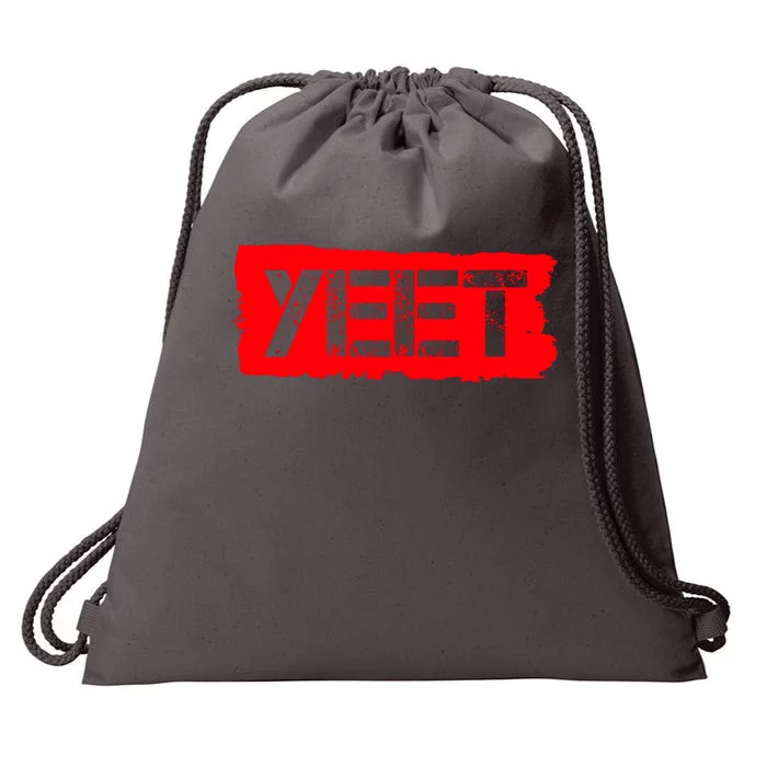 Yeet Meme Army Stamp Style Drawstring Bag