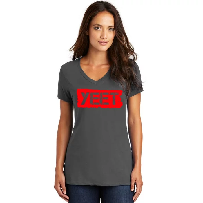 Yeet Meme Army Stamp Style Women's V-Neck T-Shirt