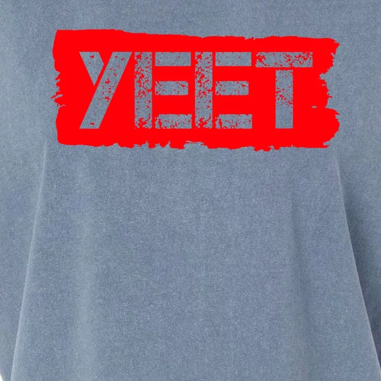 Yeet Meme Army Stamp Style Garment-Dyed Women's Muscle Tee