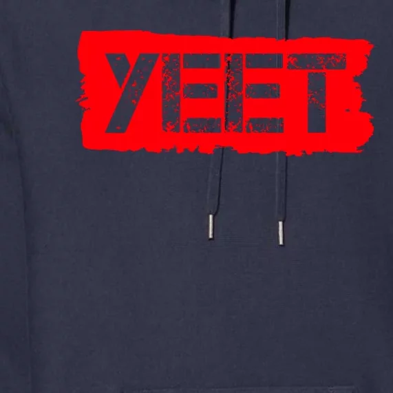 Yeet Meme Army Stamp Style Premium Hoodie