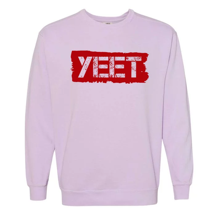 Yeet Meme Army Stamp Style Garment-Dyed Sweatshirt