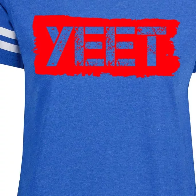 Yeet Meme Army Stamp Style Enza Ladies Jersey Football T-Shirt