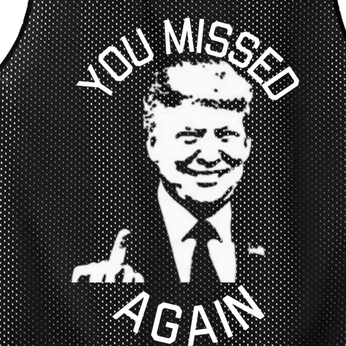 You Missed Again You Missed Mesh Reversible Basketball Jersey Tank