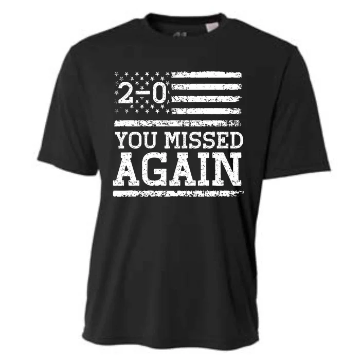 You Missed Again American Flag You Missed 2 0 Cooling Performance Crew T-Shirt