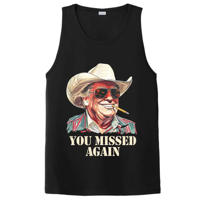 You Missed Again Trump Performance Tank