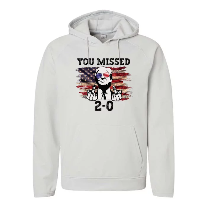 You Missed Again You Missed Performance Fleece Hoodie