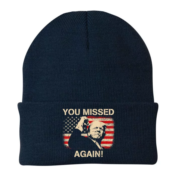 You Missed Again Knit Cap Winter Beanie