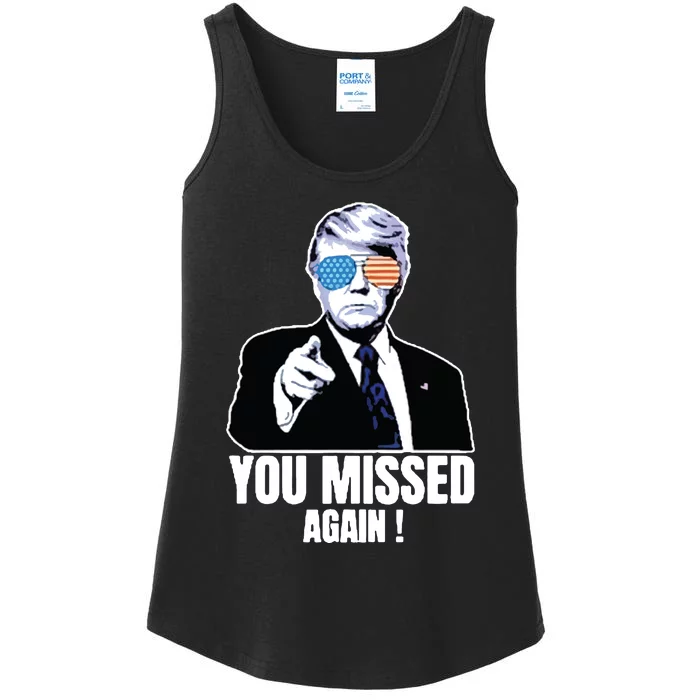 You Missed Again Ladies Essential Tank