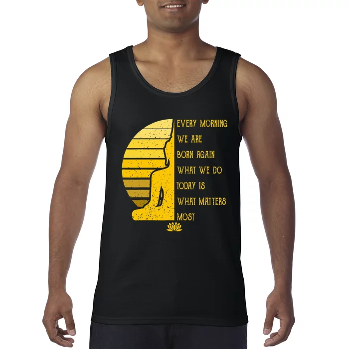 Yoga Meditation Buddha Gift Yoga Teacher Tank Top