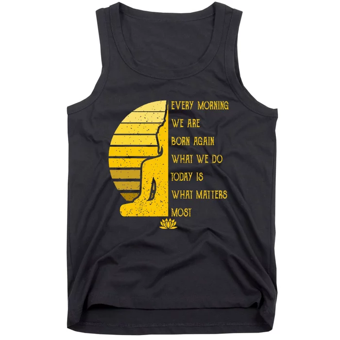 Yoga Meditation Buddha Gift Yoga Teacher Tank Top