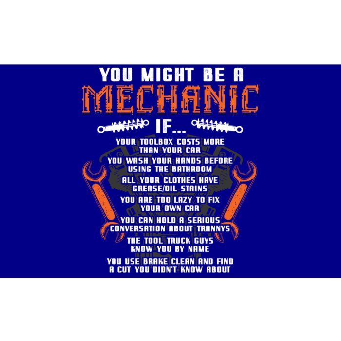 You Might Be A Mechanic If Cool Gift Auto Mechanics Cool Gift Car Repair Cool Gi Bumper Sticker